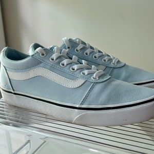🛹 Vans Old Skool classic canvas skate shoe - Baby Blue - Size 8.5
